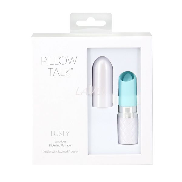 Вібратор Pillow Talk Lusty Luxurious Flickering Massager - Teal SO7752 фото