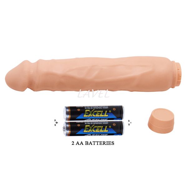Вібратор - Barbara Jack Multi Speed Real Vibrator Flesh, 25,5 см 6603BW0145 фото