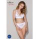 Еластичний топ з мереживом Passion PS001 TOP L, white SO4187 фото 3