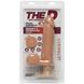 Фаллоимитатор Doc Johnson The D - Perfect D - Vibrating 8 Inch With Balls - ULTRASKYN, диаметр 5,1см SO1579 фото 2