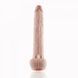 Фаллоимитатор 11.8&Prime; с вибрацией для секс-машин Hismith Silicone Dildo with Vibe, KlicLok, пульт ДУ SX4009 фото 5