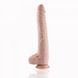 Фаллоимитатор 11.8&Prime; с вибрацией для секс-машин Hismith Silicone Dildo with Vibe, KlicLok, пульт ДУ SX4009 фото 4