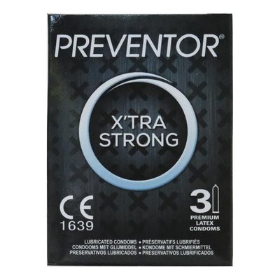 Презервативы - Preventor X'tra Strong, 3 шт. 8113000005 фото