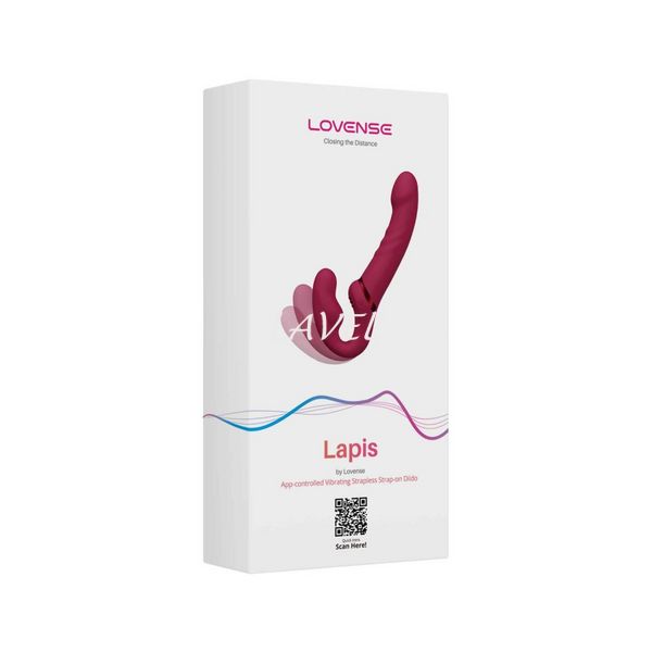 Безремінний смарт-страпон Lovense Lapis vibrating strapless strap-on, 3 мотори SO8793 фото