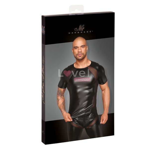 Футболка з мокрим ефектом Noir Handmade H056 Men's T-shirt made of powerwetlook, M SX0086 фото