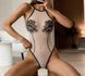 Боди Black Rose из полупрозрачной сетки с цветочным декором, размер M (44&ndash;46). TNS1097 фото 1