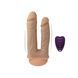 Двойной фаллоимитатор с вибрацией SilexD Double Gusto Vibro Flesh (Model 1 size 8" & 7") + LRS, диам SO8209 фото 1