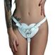 Трусики Сердце для страпона из натуральной кожи Feral Feelings - Hearts Strap-on Belt White SO9418 фото 2