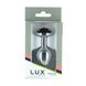 Металева анальна пробка Lux Active з трояндою - Rose Anal Plug - Black, віброкуля в подарунок SO5572 фото 5