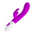 Вибратор - кролик Pretty Love Cerberus Licking Vibrator Purple
