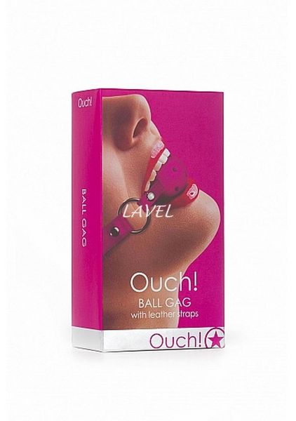 Кляп Ouch Gag Ball Pink 36-OU047PNK фото