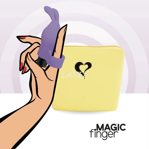 Вібратор на палець FeelzToys Magic Finger Vibrator Purple SO4435 фото