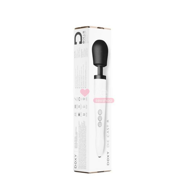 Вибромассажер DOXY Die Cast R Stardust White SX2461 фото