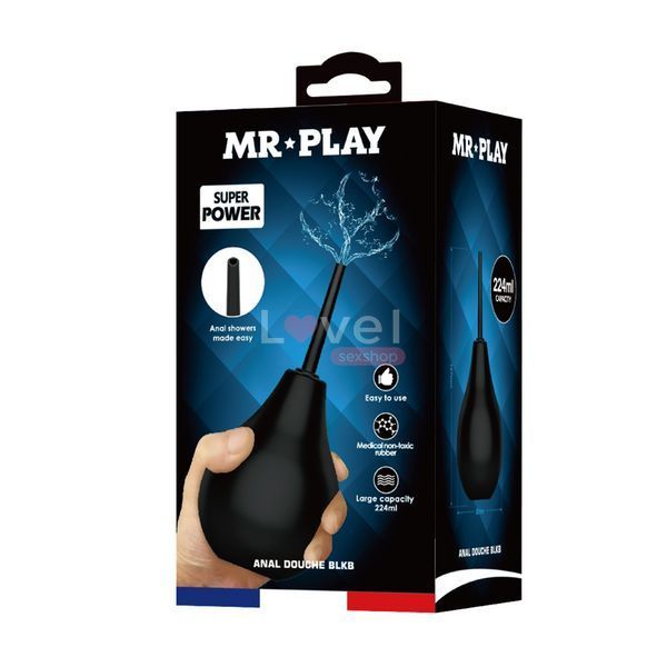 Анальний душ Mr.Play Anal Douche Blkc Black 6603QX004MR1 фото