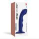 Насадка для страпона с двойной точечной пульсацией Strap-On-Me TAPPING DILDO WAVE &ndash; NIGHT BLUE, М SO9621 фото 5