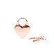 Замочек-сердце Liebe Seele Heart Shape Padlock Rose Gold (2 шт), универсальный SX1678 фото 2
