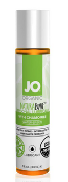 Змазка на водній основі JO NATURALOVE &mdash; ORGANIC (30 мл) з екстрактом листя агави та ромашки SO1489 фото