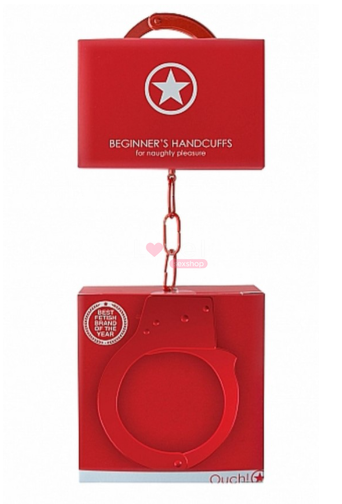 Наручники - Ouch! Beginner's Handcuffs Red 62530036-OU001RED фото
