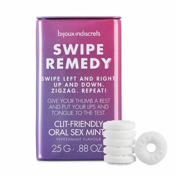 Розпродаж! М'ятні цукерки Bijoux Indiscrets Swipe Remedy &ndash; clitherapy oral sex mints термін 11.04.26 SO5911-R фото