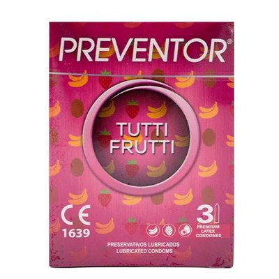 Презервативы - Preventor Tutti Frutti, 3 шт. 8113000004 фото