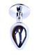 Анальная пробка Jewellery Silver Plug Light Pink 62530064-00015 фото 4
