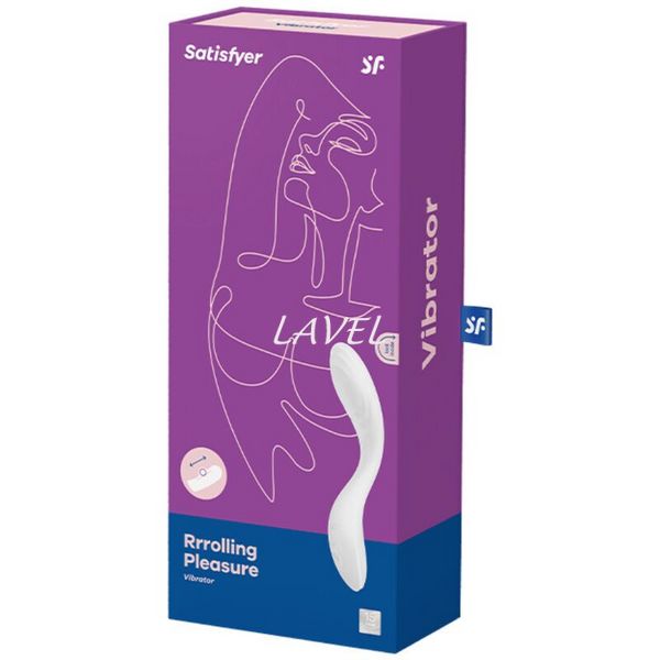 Вібратор із перлинною стимуляцією точки G Satisfyer Rrrolling Pleasure White SO6076 фото