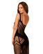 (SALE) Полупрозрачное платье миди Obsessive D609 dress S/M/L, black SO7703 фото 2