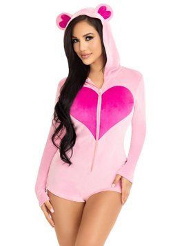 Комбинезон "Сладкий мишка" Leg Avenue Sweetheart Bear Velvet Romper M SX2789 фото