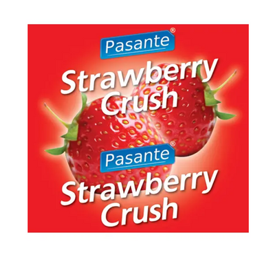 Презервативы - Pasante Taste Strawberry (клубника), 3шт 1050KA фото