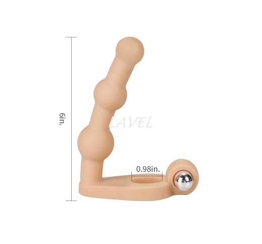 Насадка для двойного проникновения - The Ultra Soft Double Bead 6" 6452LVTOY294 фото