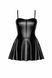 Сукня Noir Handmade F308 Dreamer, L, міні, під латекс, відкриті плечі, спідниця кльош, блискавка спереду SX0287 фото 5