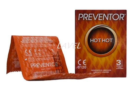 Презервативы - Preventor Hot Hot, 3шт 8113000003 фото