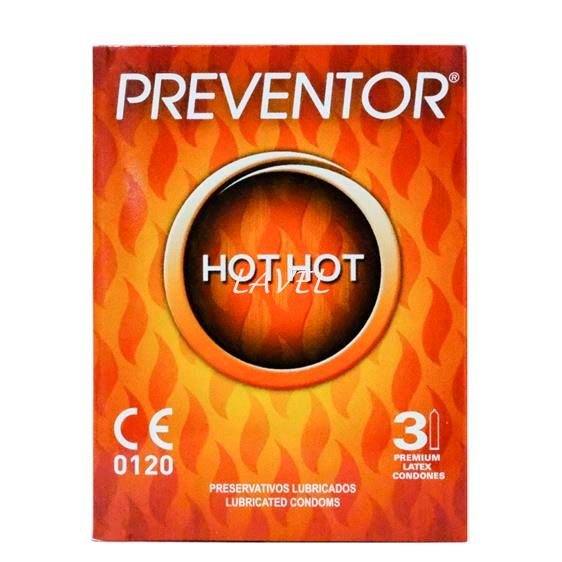 Презервативи - Preventor Hot Hot, 3шт 8113000003 фото