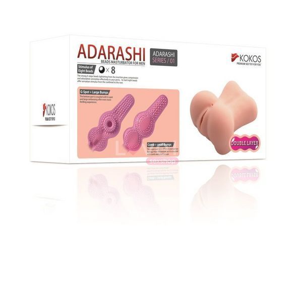 Мастурбатор-вагина двухслойный Kokos Adarashi -1 Double Layer doggy-style SO1252 фото