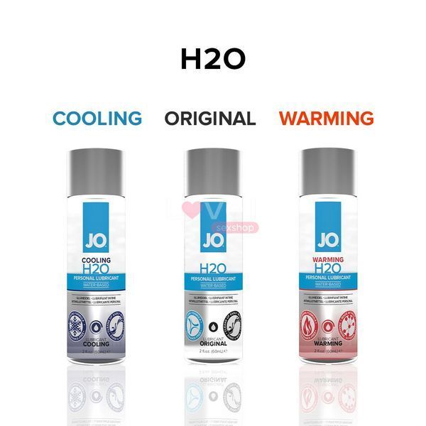 Охолоджувальна змазка на водній основі JO H2O COOLING (120 мл) з ментолом, рослинний гліцерин SO1693 фото