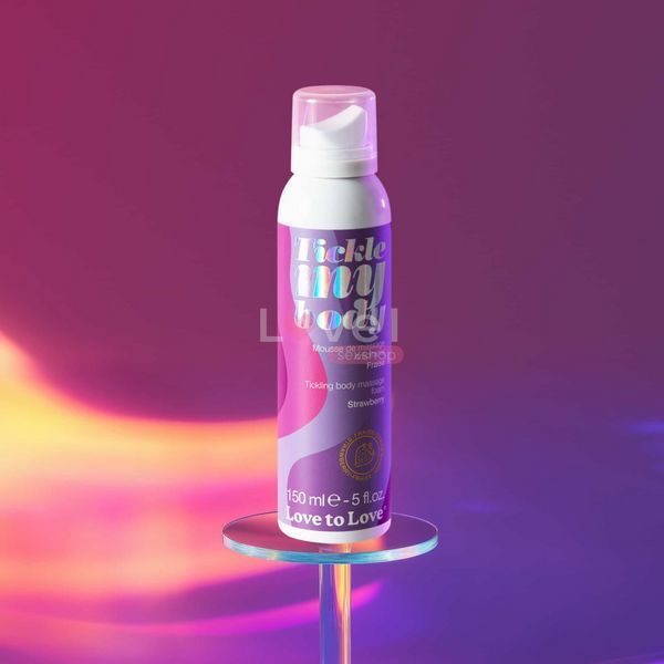 Масажна піна Love To Love TICKLE MY BODY Strawberry (150 мл) зволожувальна SO1385 фото