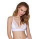 Еластичний топ з мереживом Passion PS001 TOP XL, white SO4190 фото 1