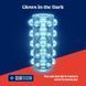 Мастурбатор Blush Rize &ndash; Swich Glow in the Dark Masturbator Clear, двосторонній, світиться в темряві SO8832 фото 4