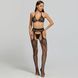 Колготи Many із мереживною імітацією панчох, ONE SIZE, чорні TNS1016 фото 2
