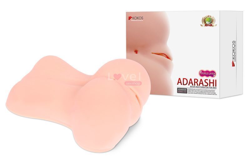 Мастурбатор-вагина двухслойный Kokos Adarashi -1 Double Layer doggy-style SO1252 фото