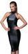 Сукня-олівець з мокрим ефектом Noir Handmade F160 Powerwetlook pencil dress, XXL SX0039 фото 1