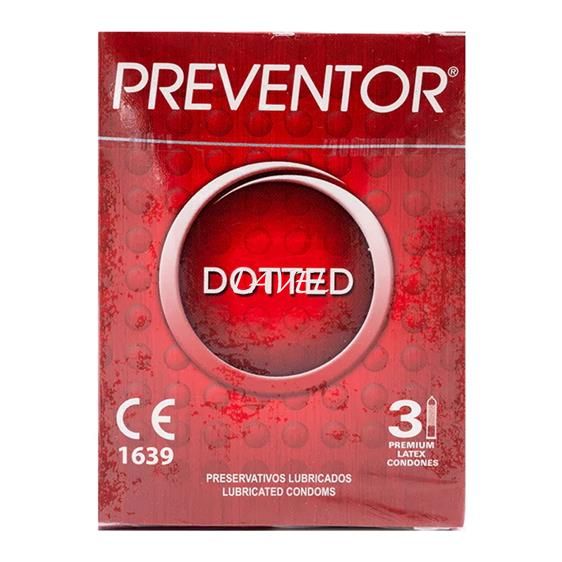Презервативы - Preventor Dotted, 3шт 8113000002 фото