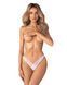 Трусики Obsessive Arrowel White crotchless thong 2XL/3XL SX2593 фото 4