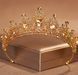 Елегантна корона Josephine Imperial Crystal Tiara, золота із золотими камінчиками TNS3079 фото 2