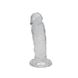 Прозрачный фаллоимитатор Alive Jelly Dildo Majestic, ТПЕ, присоска, диаметр 3.7см, длина 14.7см SO5312 фото 1