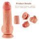 Фаллоимитатор для секс-машин Hismith 8.25" Dual-density dildo with veins, система KlicLok SX4010 фото 6