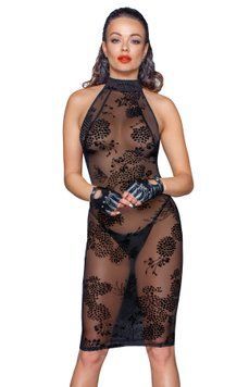 (SALE) Платье Noir Handmade F240 Midi tulle dress with velvet straps - S SX0139 фото