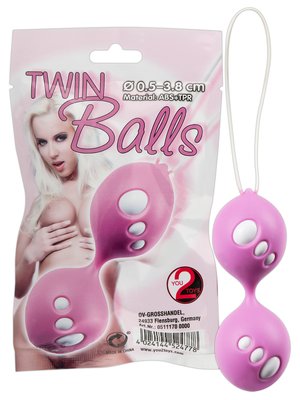 Вагинальные шарики - Twin Balls 61325111700000 фото