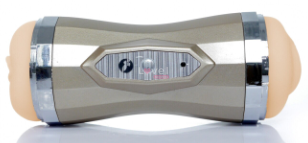Двухсторонний мастурбатор из киберкожи BOSS Vagina Double Delight BS2600075 фото