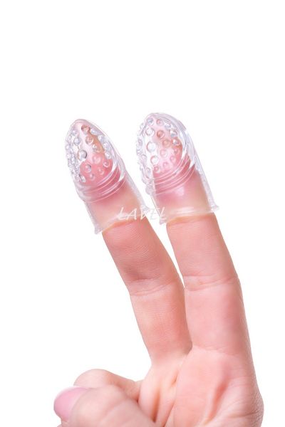 Насадки на пальці - Set of finger sleeves A-toys Favi, TPE, transparent, 3.5 cm 661100768025 фото